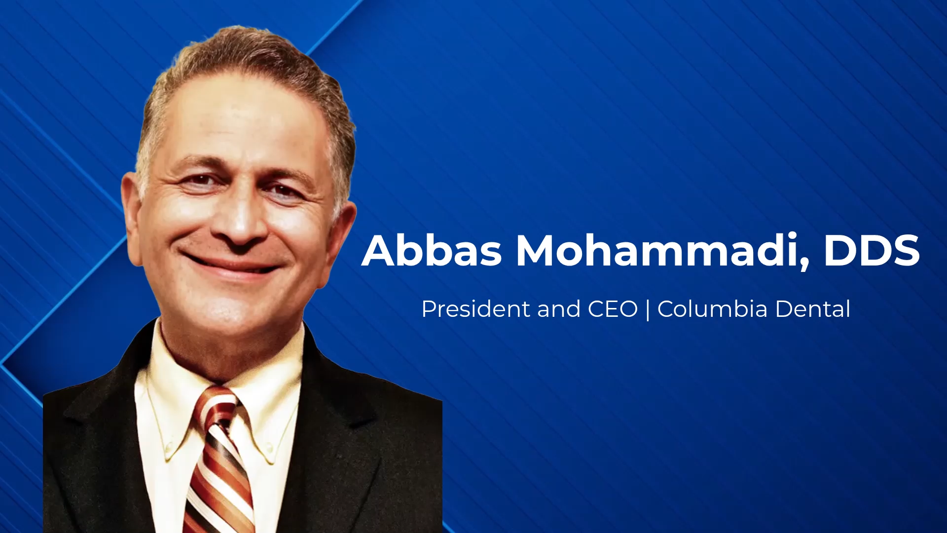 Abbas Mohammadi: The Greatest Mission in Dentistry: Relieving Pain Seven Days a Week