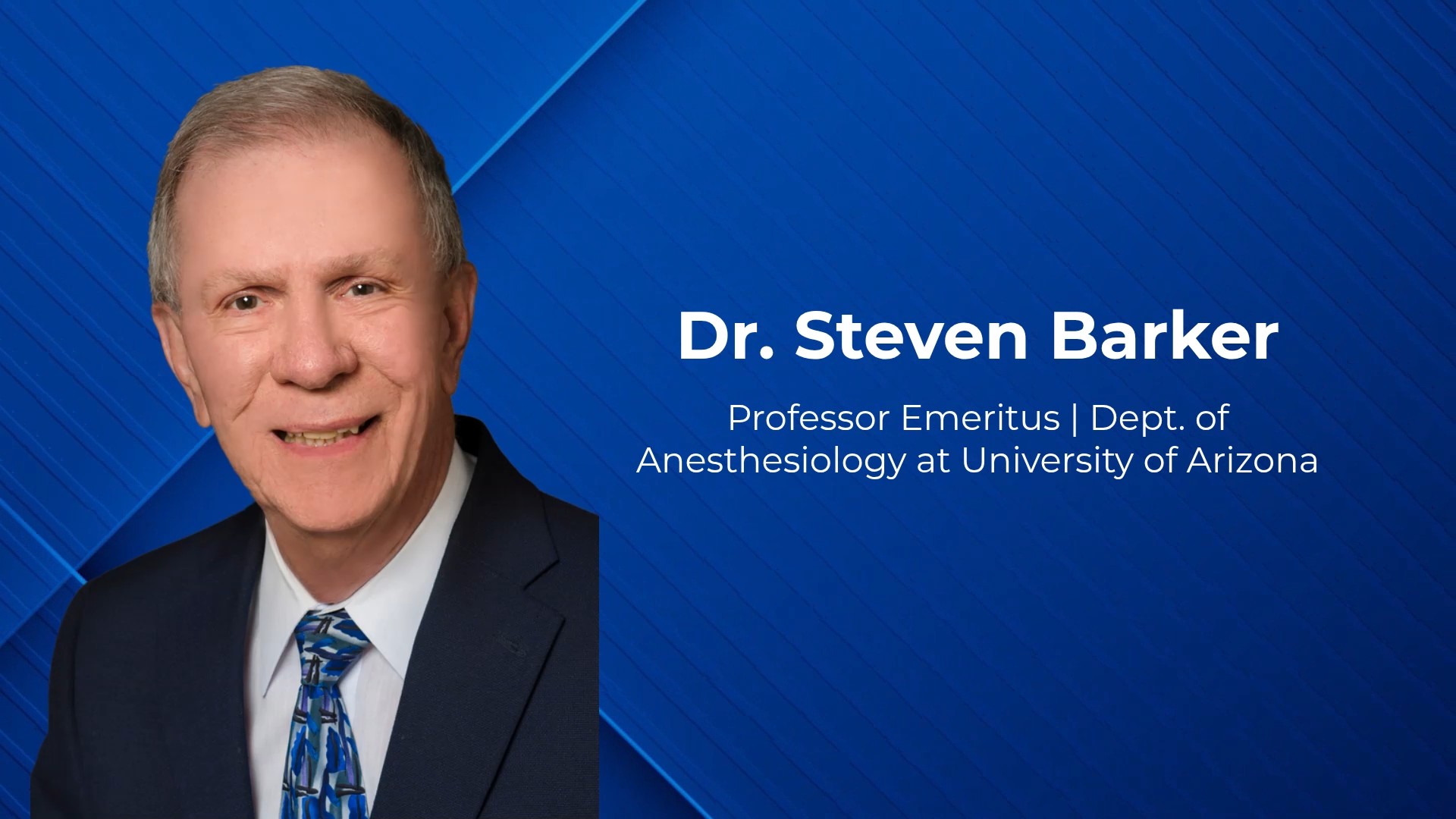 Dr. Steven Barker: Can Physics and Engineering Revolutionize Patient Safety in Medicine?